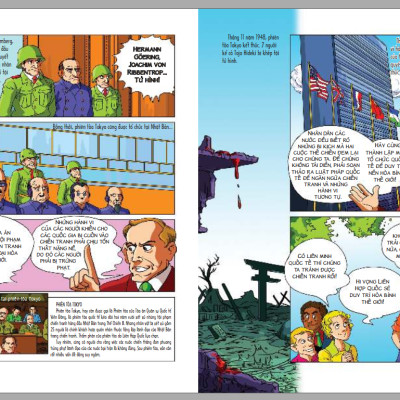 Sách - Lược Sử Thế Giới Bằng Tranh - Bình minh của văn minh nhân loại - Hy Lạp và La Mã cổ đại ... Thế chiến II - Tranh chấp và hòa giải ( Bộ 17 quyển )
