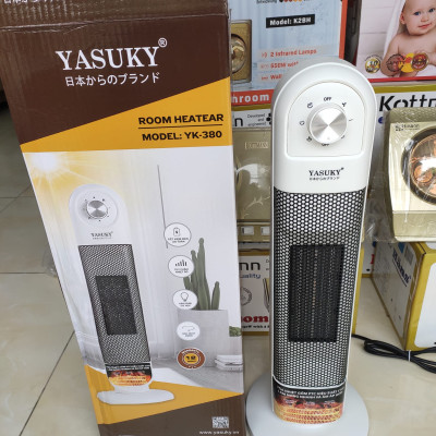 Máy Sưởi Gốm Ceramic Inverter YASUKY YK-380 - Màu Ngẫu Nhiên - Hàng Chính Hãng
