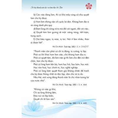 Sổ tay Thanh niên học và làm theo lời Bác