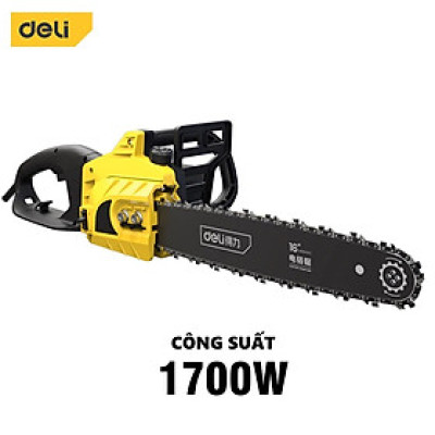 Máy Cưa Xích Điện Cầm Tay Deli - Công Suất Lên Tới 17000W, Lưỡi Cưa 405mm, Động Cơ Lõi Đồng DL674052