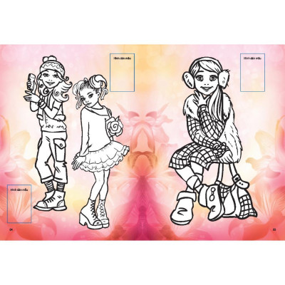 Sách - Dán Hình & Tô Màu Sticker Girl Fashion Nhà Thiết Kế Tài Ba - Tập 3 - Minh Thắng