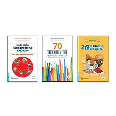 Sách - 277 Lời Khuyên Dạy Con + 70 Thói Quen Tốt + Phát Triển Năng Lực Trí Tuệ Cho Con