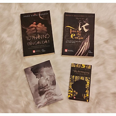 Combo “Từ phẫn nộ tới can đảm” + “Triết học cho con gái” + “Giấy dán tường vàng” + “Cầm thư quán”
