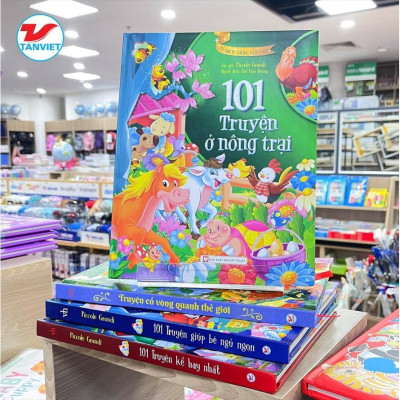 Sách - Tủ Sách Vàng Cho Con - 101 Truyện Kể Ở Nông Trại - Tân Việt Books