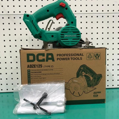 MÁY CẮT ĐÁ KHÔNG CHỔI THAN DÙNG PIN 20V/4.0AH (KÈM 1 SẠC, 1 PIN 4.0AH) DCA ADZE125DM - HÀNG CHÍNH HÃNG