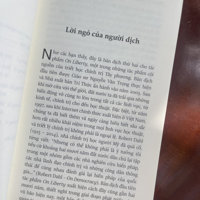 MỘT LÝ THUYẾT VỀ TỰ DO - John Stuart Mill (sách mới phát hành 2022) – Phạm Nguyên Trường dịch