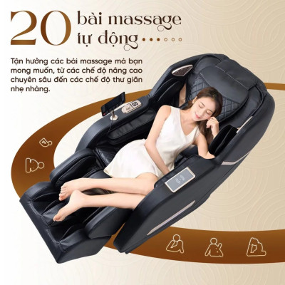 Ghế Massage Toàn Thân Giá Rẻ Lifesport LS-678,Ghế Massage Với 20 Bài Massage Tự Động Chuyên Nghiệp, BH 6 Năm