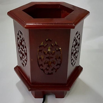 Đèn xông tinh dầu gỗ hương