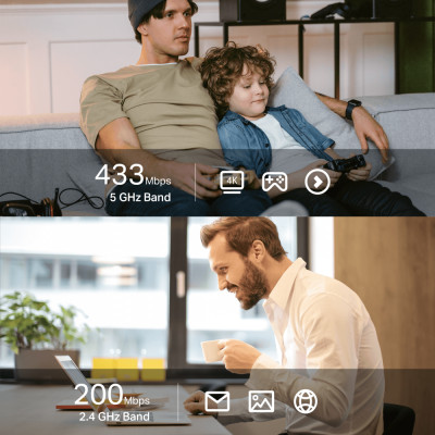 Bộ Chuyển Đổi USB Wifi Bluetooth TP-Link Archer T2UB Nano Chuẩn AC 600Mbps - Hàng Chính Hãng