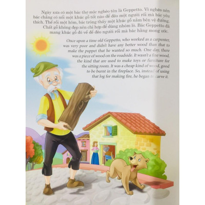 Sách - Truyện Song Ngữ Anh - Việt: Pinocchio - Tân Việt Books