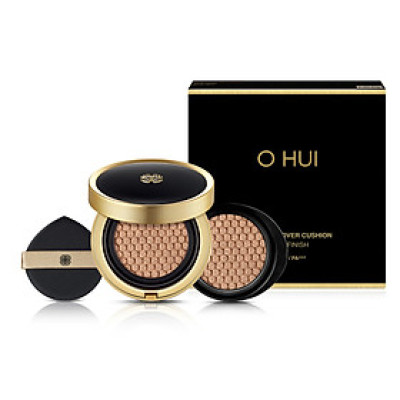 Phấn nước che khuyết điểm & êm ráo làn da ẩm mịn OHUI Ultimate Cover Cushion Satin SPF50+ PA+++ 15g*2
