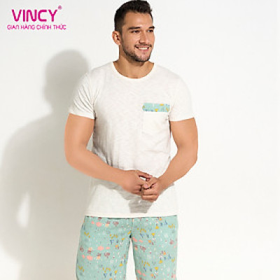 Bộ shorts thun nam Vincy MST010W11