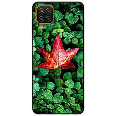Ốp lưng dành cho Samsung Galaxy A12 mẫu Lá Phong Đỏ