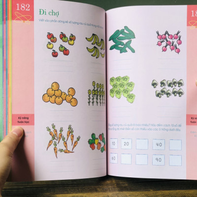 Brain Quest 1 - sách phát triển tư duy - Genbooks ( song ngữ anh việt, 6 - 7 tuổi )