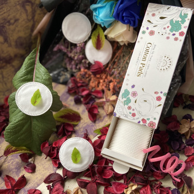 Bông Tẩy Trang Mihoo Hộp 80 Miếng Bông Tròn