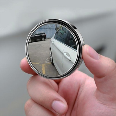 Gương Cầu Tròn Chiếu Hậu Xoay 360 Độ Kính Cao Cấp Cho Xe Hơi, Phụ Kiện Cho Ô tô, Mở Rộng Tầm Nhìn Tối Đa, Quan Sát Dễ Dàng Theo Nhiều Góc Độ, Giúp Lái Xe Chỉnh Hướng Thuận Tiện, Có Hai Màu Tùy Chọn, Phát Hiện Vật Cản Trong Các Điểm Mù, Dùng Được Cho Nhiều