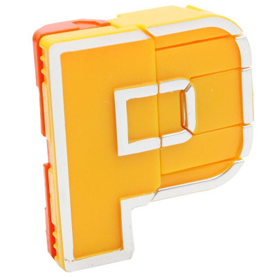 Đồ Chơi Lắp Ráp Biến Hình Robot Chữ Cái P - Cresta DK81242