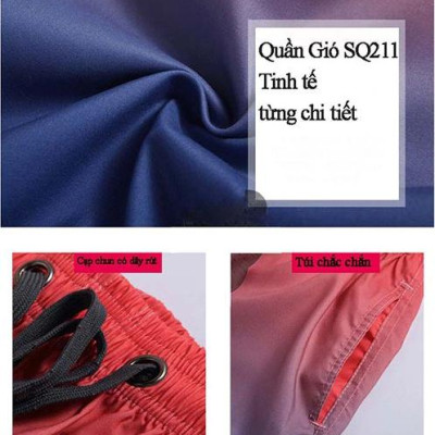 Quần shorts đi biển nam SQ211 Xanh