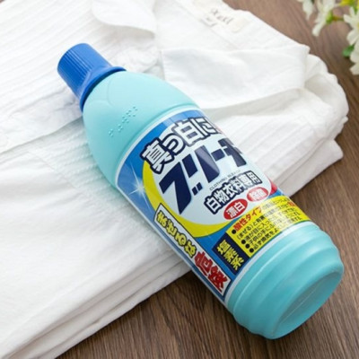 Combo Nước Tẩy Quần Áo Rocket (600ml) + Thanh Xà phòng Giặt Cổ Áo, Tay Áo hàng nội Địa Nhật Bản