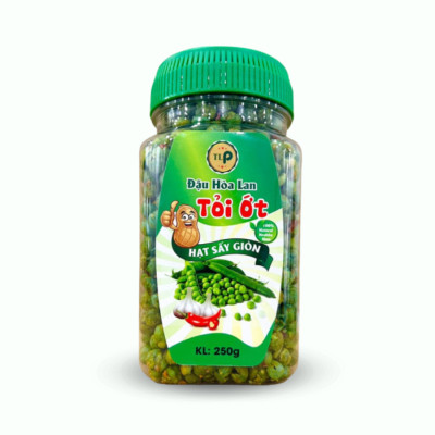 ĐẬU HÀ LAN TỎI ỚT TÂN LỘC PHÁT HŨ 250G