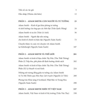 Kỷ Yếu 300 Năm Adam Smith (1723 - 2023) - Người Đặt Nền Tảng Của Kinh Tế Học Phồn Vinh