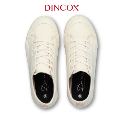Giày Sneaker Vải Nữ DINCOX C20 Nữ Tính Sang Trọng Off/White