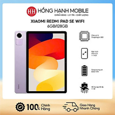 Máy Tính Bảng Xiaomi Redmi Pad SE Wifi 6GB/128GB Bản 11 Inches - Hàng Chính Hãng