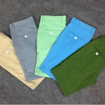 Quần short nam vải đũi đóng cúc mặc mát đủ size QD01