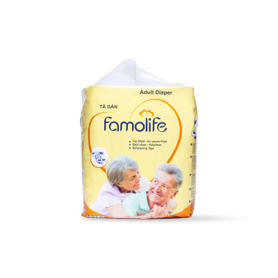 COMBO 3 Tã dán người già FAMOLIFE Cao Cấp mềm mại, thấm hút