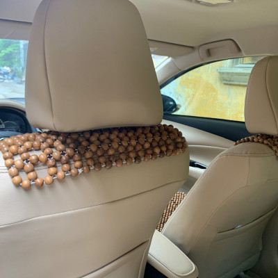 Lót đàn ghế ô tô hạt gỗ Hương  ( hình thật )