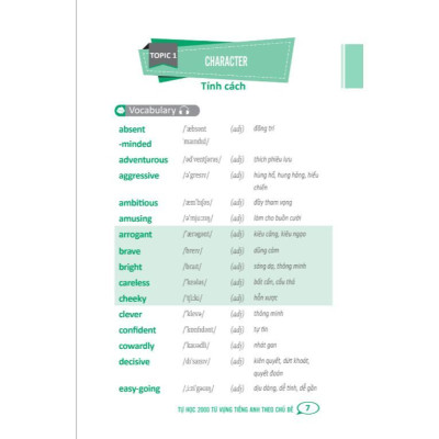 Sách - Tự Học 2000 Từ Vựng Tiếng Anh Theo Chủ Đề - MCBooks