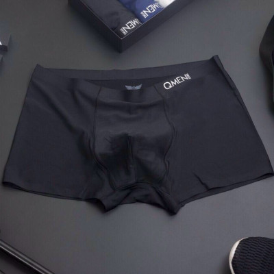 Hộp 5 quần boxer, sịp đùi nam không đường may chất liệu thun lạnh mịn mát