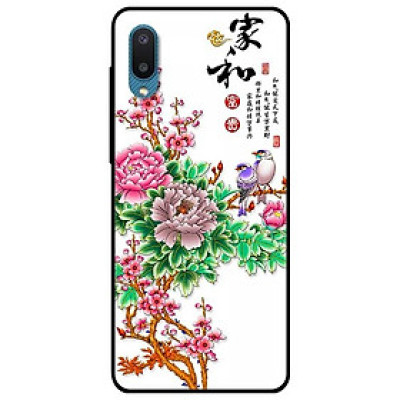 Ốp lưng dành cho Samsung Galaxy A02 mẫu Hoa Mẫu Đơn