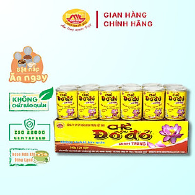 Chè đỗ đỏ Minh Trung 240g - Chè Đỗ Đỏ 24 (thùng 24 lon)