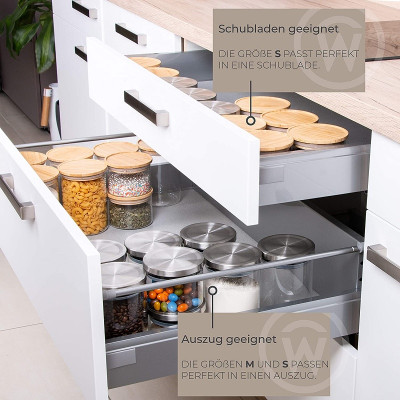 Hũ thủy tinh đựng gia vị Echo 80ml - Hàng Nhập Khẩu Nhật Bản