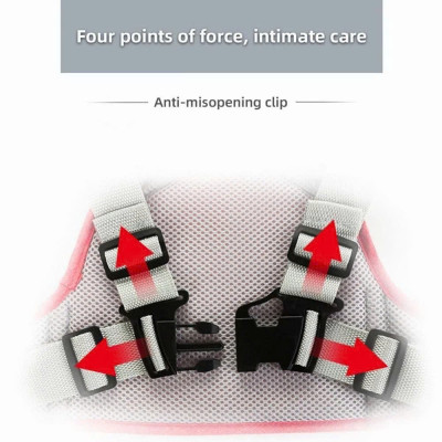 Đai đi xe máy cho bé phản quang, thoáng khí sử dụng khóa 2 cấp bền chắc, chống bụi bẩn