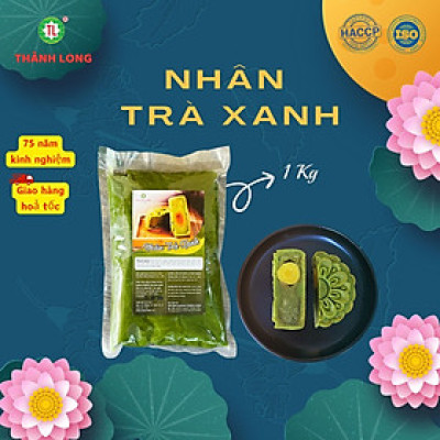 NGUYÊN LIỆU LÀM BÁNH TRUNG THU - NHÂN TRÀ XANH 1KG - THÀNH LONG - VIỆT NAM