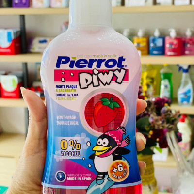 [ MUA 3 TẶNG 1 ] Nước súc miệng hương dâu tây Pierrot dánh cho trẻ em 500ml