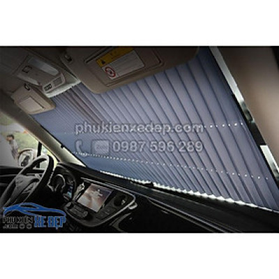 Rèm che nắng kính lái, kính chắn gió thông minh, rèm xếp gợn sóng gọn nhẹ cao cấp