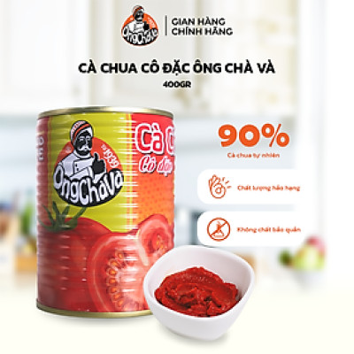 Cà Chua Cô Đặc Tomato Paste 400gr Thượng Hạng thương hiệu Ông Chà Và - Hàng Chính hãng