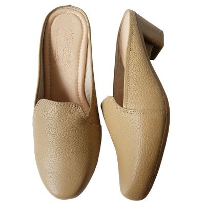 Dép Cao Gót Nữ BIGGBEN Da Bò Cao 5 Phân DCG72