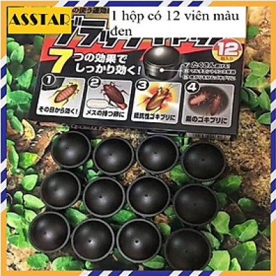 [Hàng chính hãng] Hộp thuốc diệt gián 12 viên Nhật Bản mẫu mới nhất năm 2023