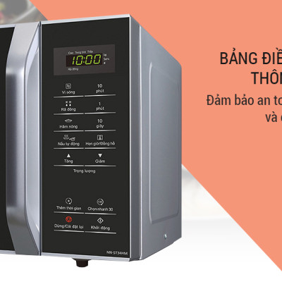Lò Vi Sóng Panasonic NN-ST34HMYUE (800W) - Hàng Chính Hãng
