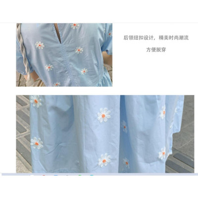 ĐẦM BẦU VÁY BẦU HOA CÚC DỄ THƯƠNG