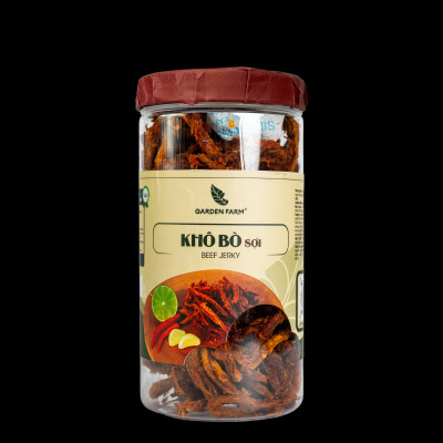 Khô bò xé sợi 350gr | GARDEN GARM | Ăn Vặt Văn Phòng, Du Lịch, Tết, Sài Gòn Ngon
