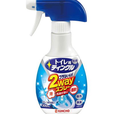 [Tặng Quà] Combo Xịt Khử Mùi Kháng Khuẩn Bồn Rửa Bát Và Nước Tẩy Rửa Bồn Cầu Với Vòi Xịt Đa Năng Kincho Nhật Bản (300ml)
