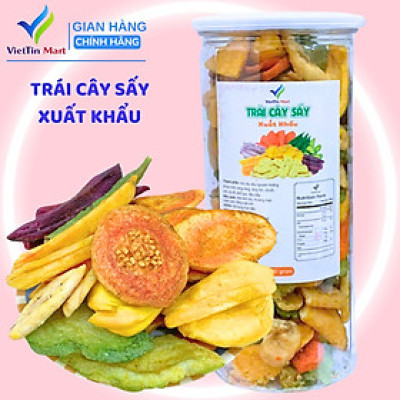 Lon 250G Trái Cây Thập Cẩm Sấy Nguyên VIETTIN MART