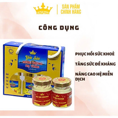 Combo 6 lọ Yến Sào Đông Trùng Hạ Thảo KINGPHAR, lọ 70ml