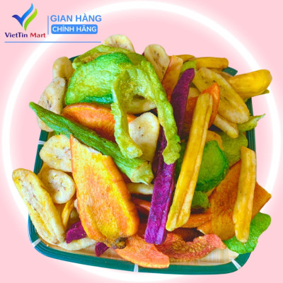 Lon 250G Trái Cây Thập Cẩm Sấy Nguyên VIETTIN MART