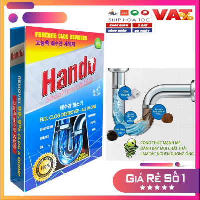Bộ 20 gói bột thông cống Hando TI486